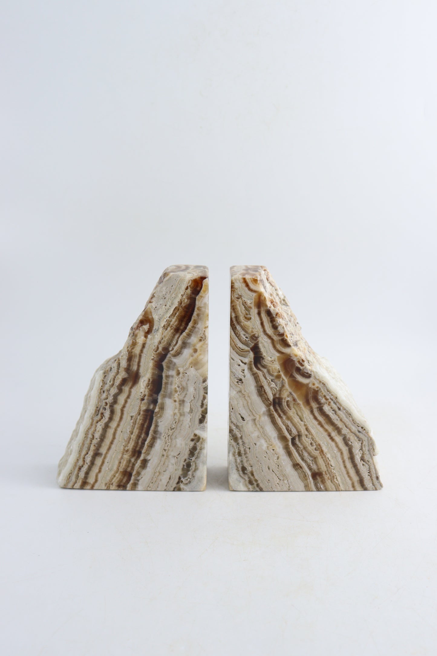 Onyx Bookends - Brown