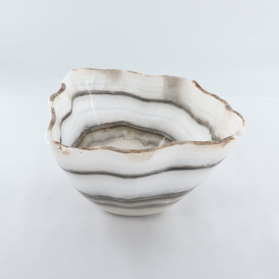Mexican Onyx/Calcite Bowl 14"