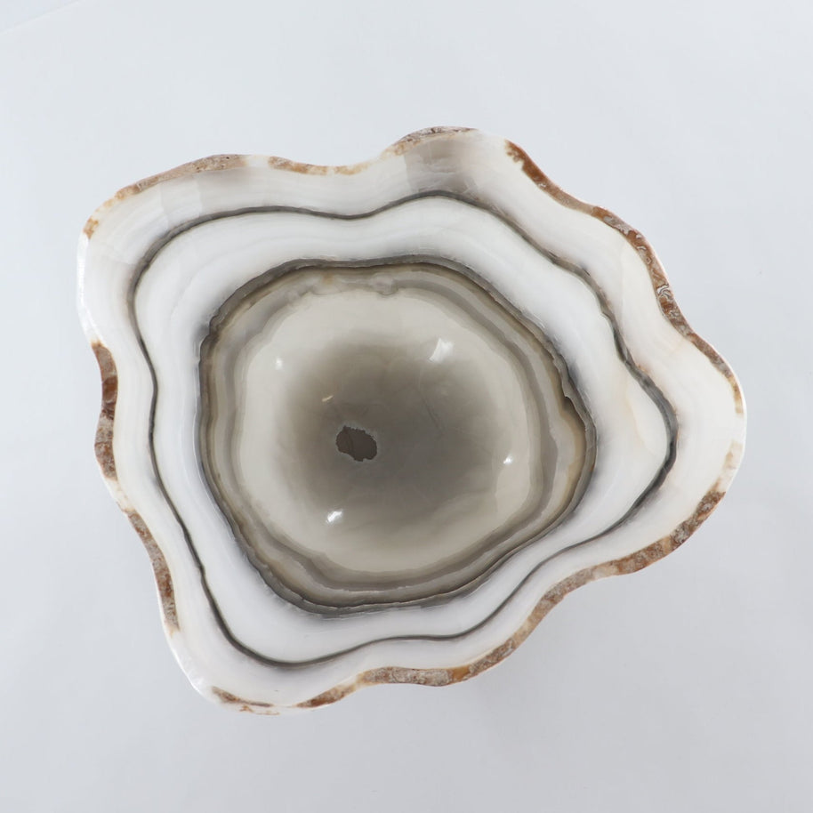 Mexican Onyx/Calcite Bowl 14