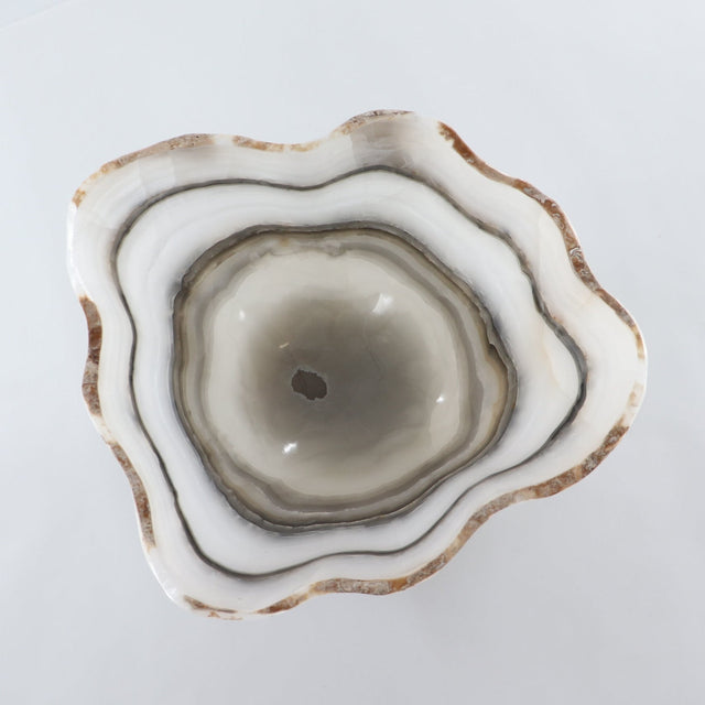 Mexican Onyx/Calcite Bowl 14"