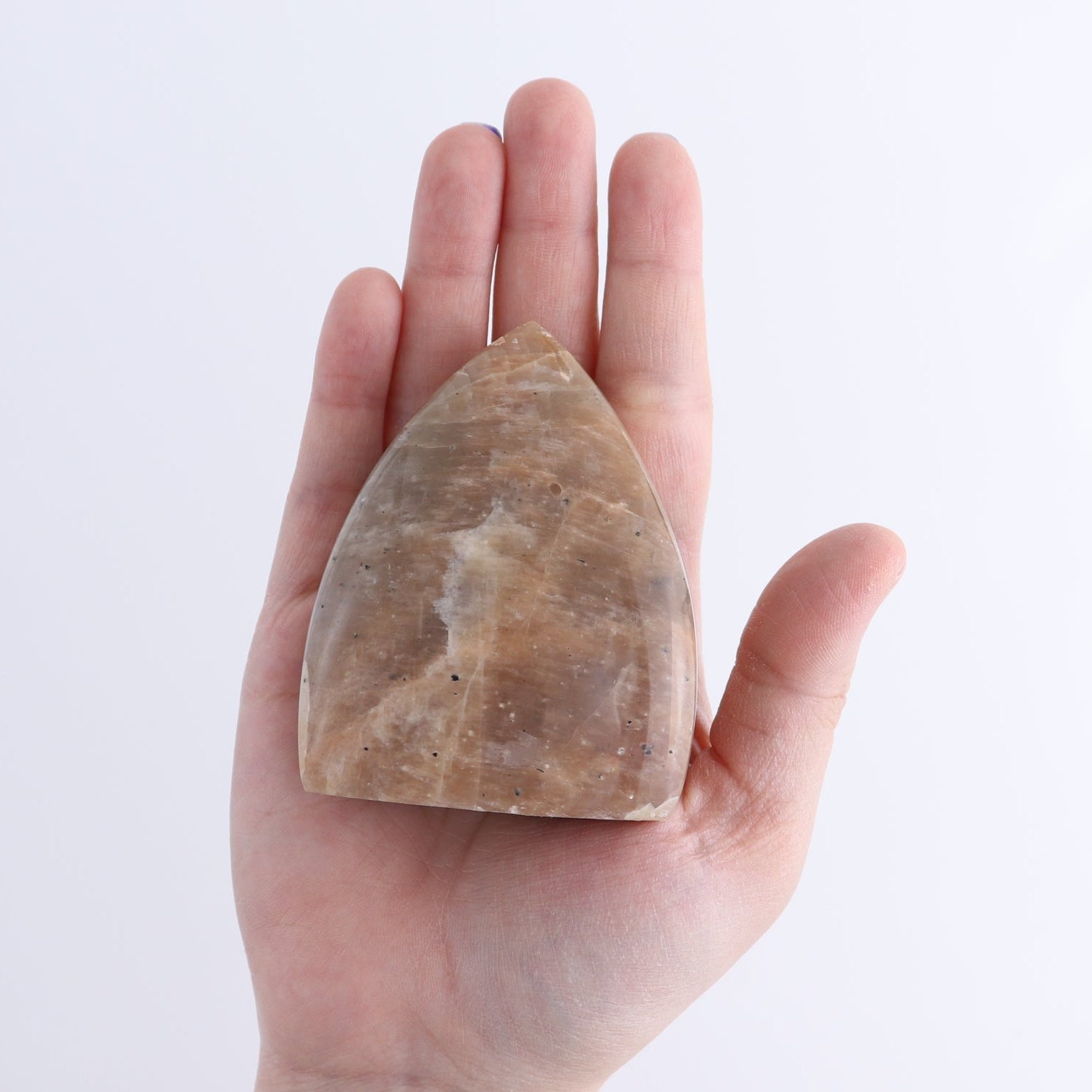 Peach Moonstone Freeform Set of 6
