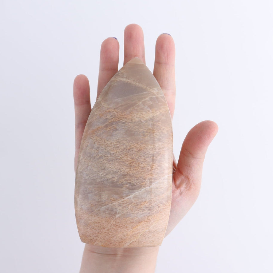 Peach Moonstone Freeform Set of 6