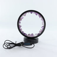 One Amethyst Round Lamp