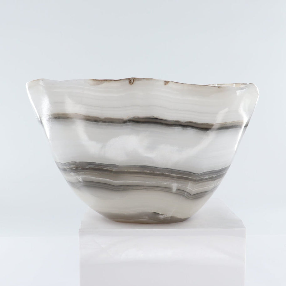 Mexican Onyx/Calcite Bowl 14
