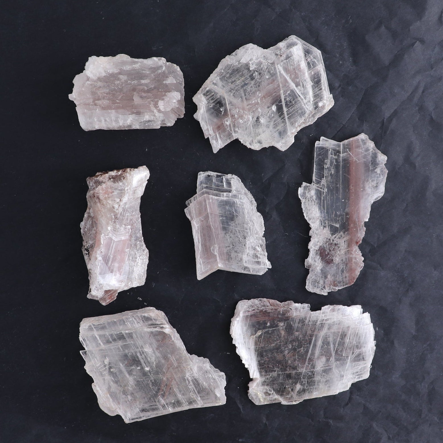 Selenite Slices Set of 7