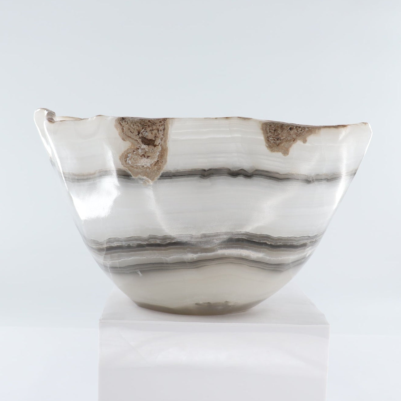 Mexican Onyx/Calcite Bowl 14