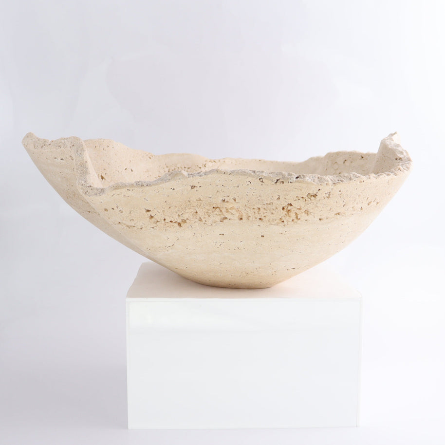 Travertine Bowl