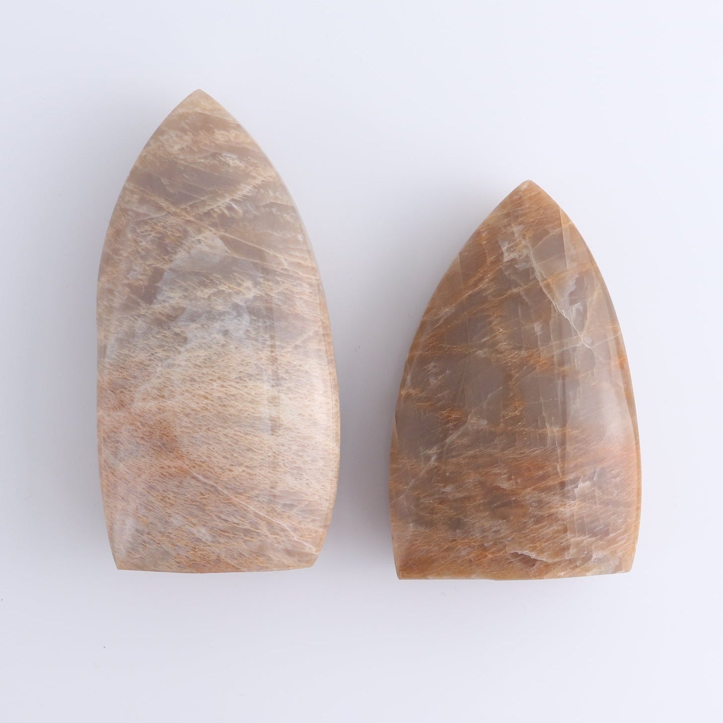 Peach Moonstone Freeform Set of 6