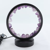 One Amethyst Round Lamp