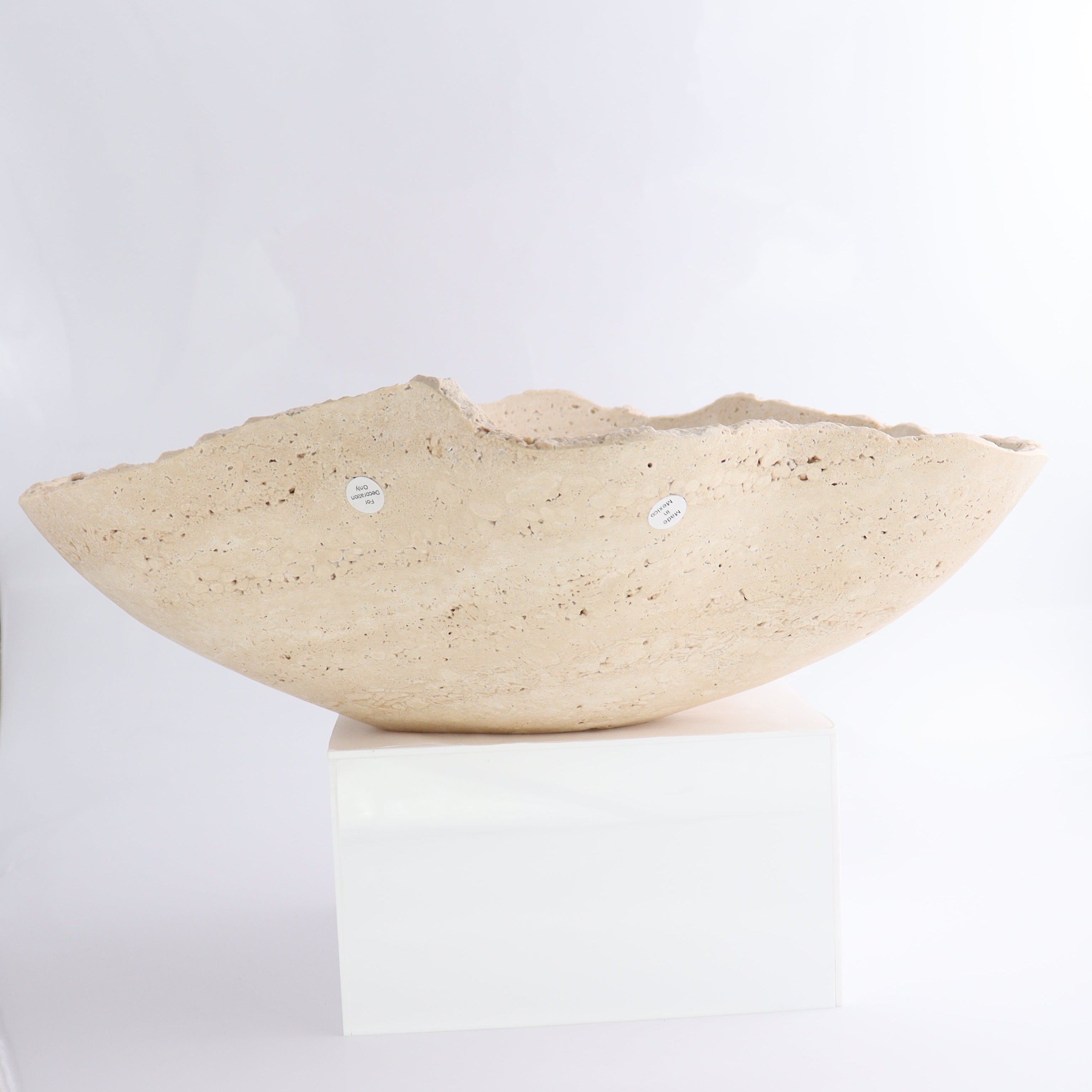 Travertine Bowl