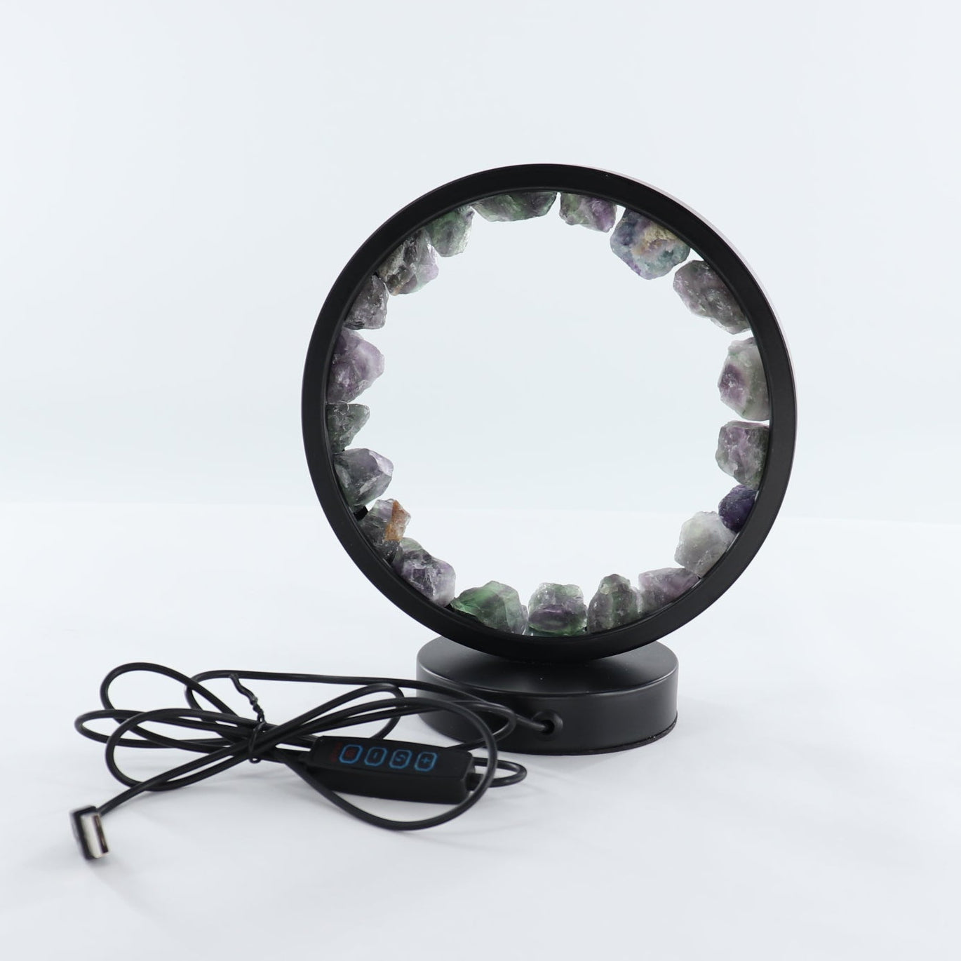 One Fluorite Round Lamp
