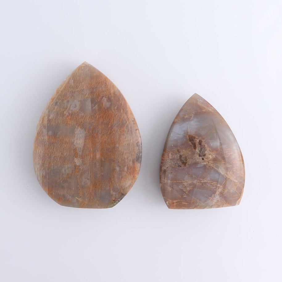 Peach Moonstone Freeform Set of 6