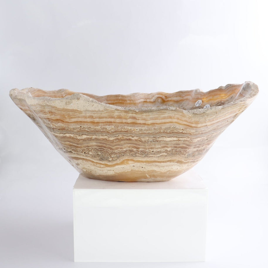 Mexican Onyx/Calcite Bowl 16
