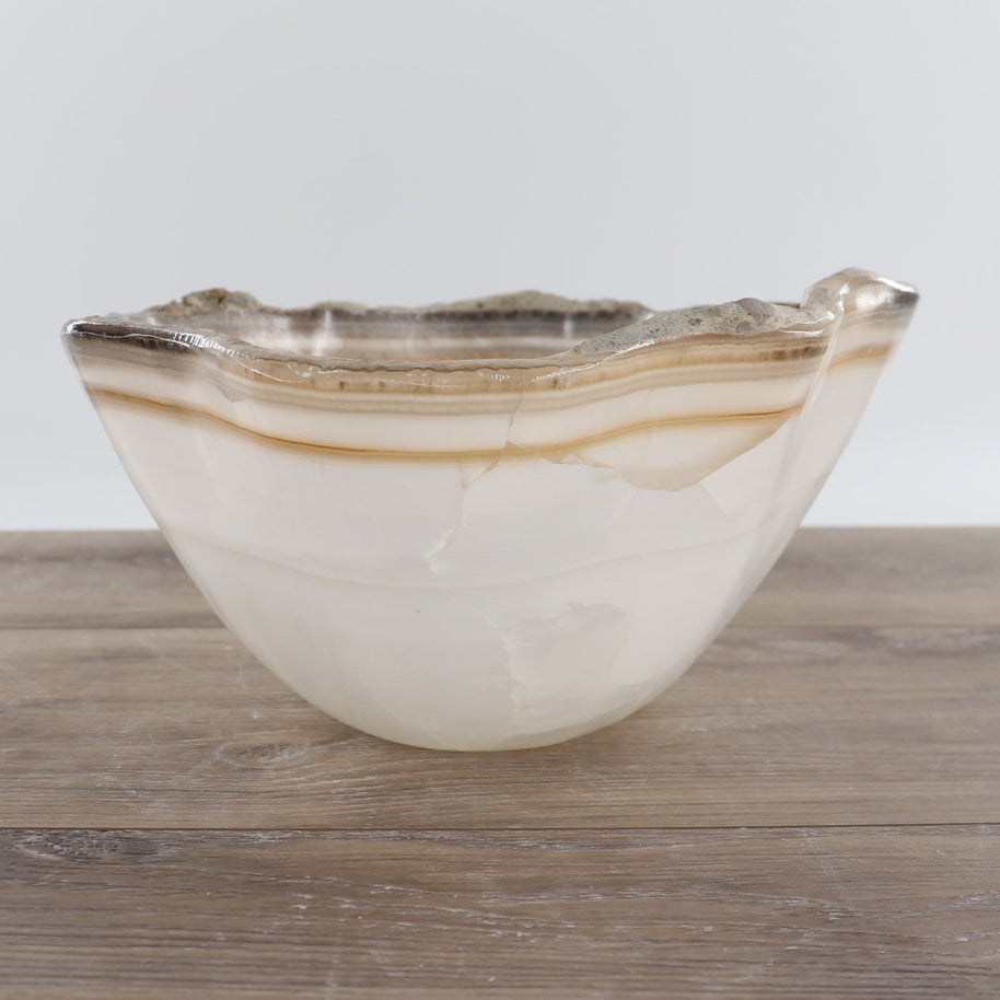 Mexican Onyx/Calcite Bowl 12