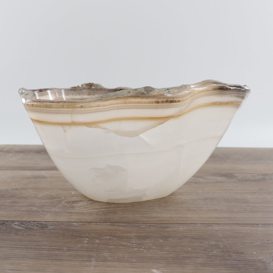 Mexican Onyx/Calcite Bowl 12