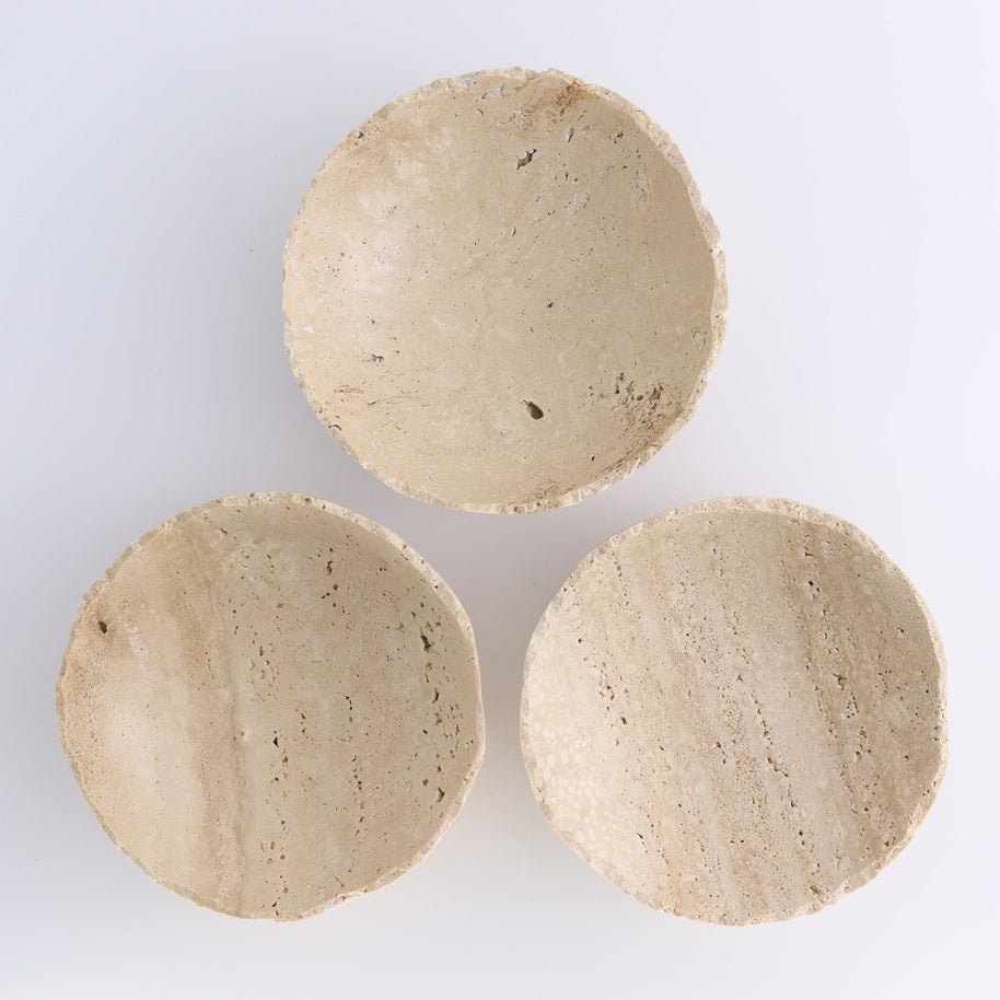 One Travertine Bowl Medium (15 cm)
