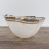 Mexican Onyx/Calcite Bowl 12
