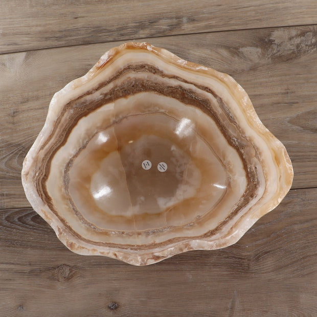 Mexican Onyx/Calcite Bowl 12"