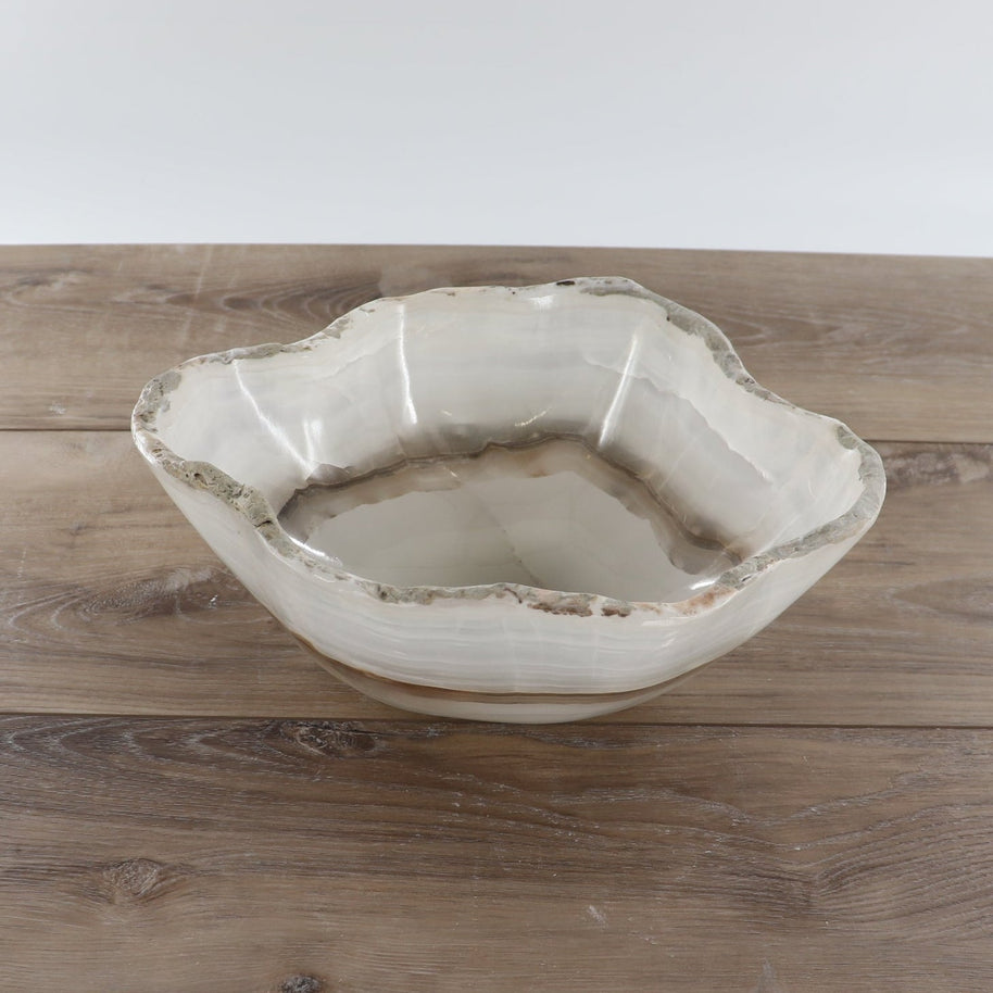 Mexican Onyx/Calcite Bowl 12"