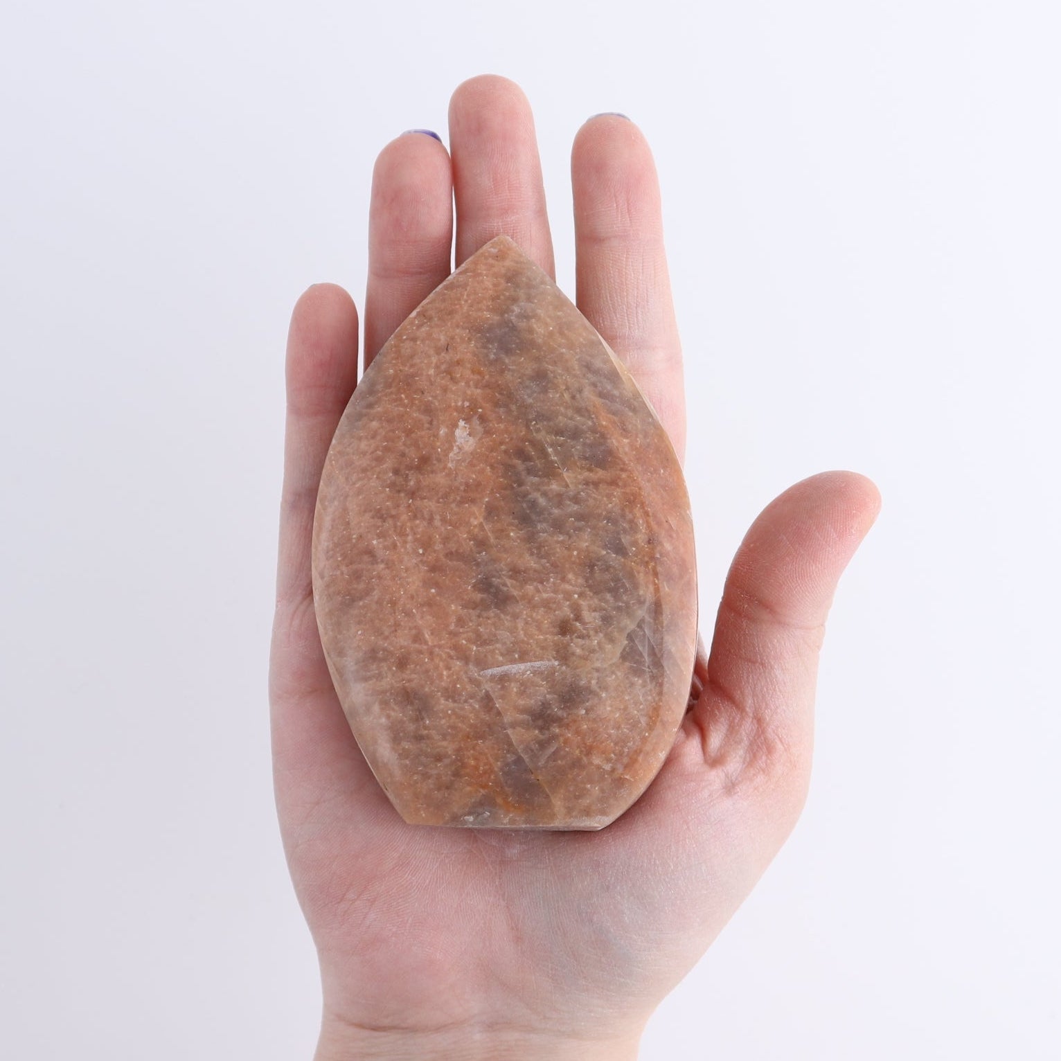 Peach Moonstone Freeform Set of 6