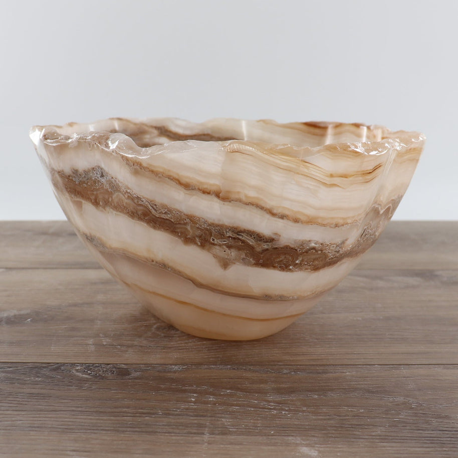 Mexican Onyx/Calcite Bowl 12
