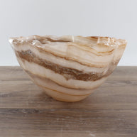 Mexican Onyx/Calcite Bowl 12
