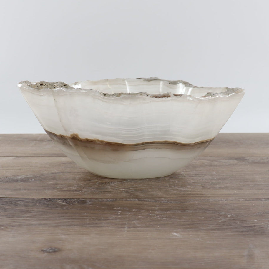 Mexican Onyx/Calcite Bowl 12