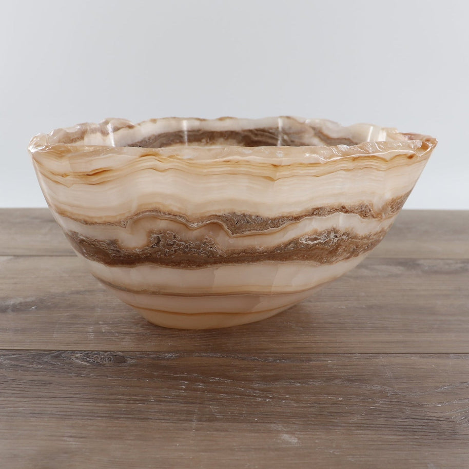 Mexican Onyx/Calcite Bowl 12