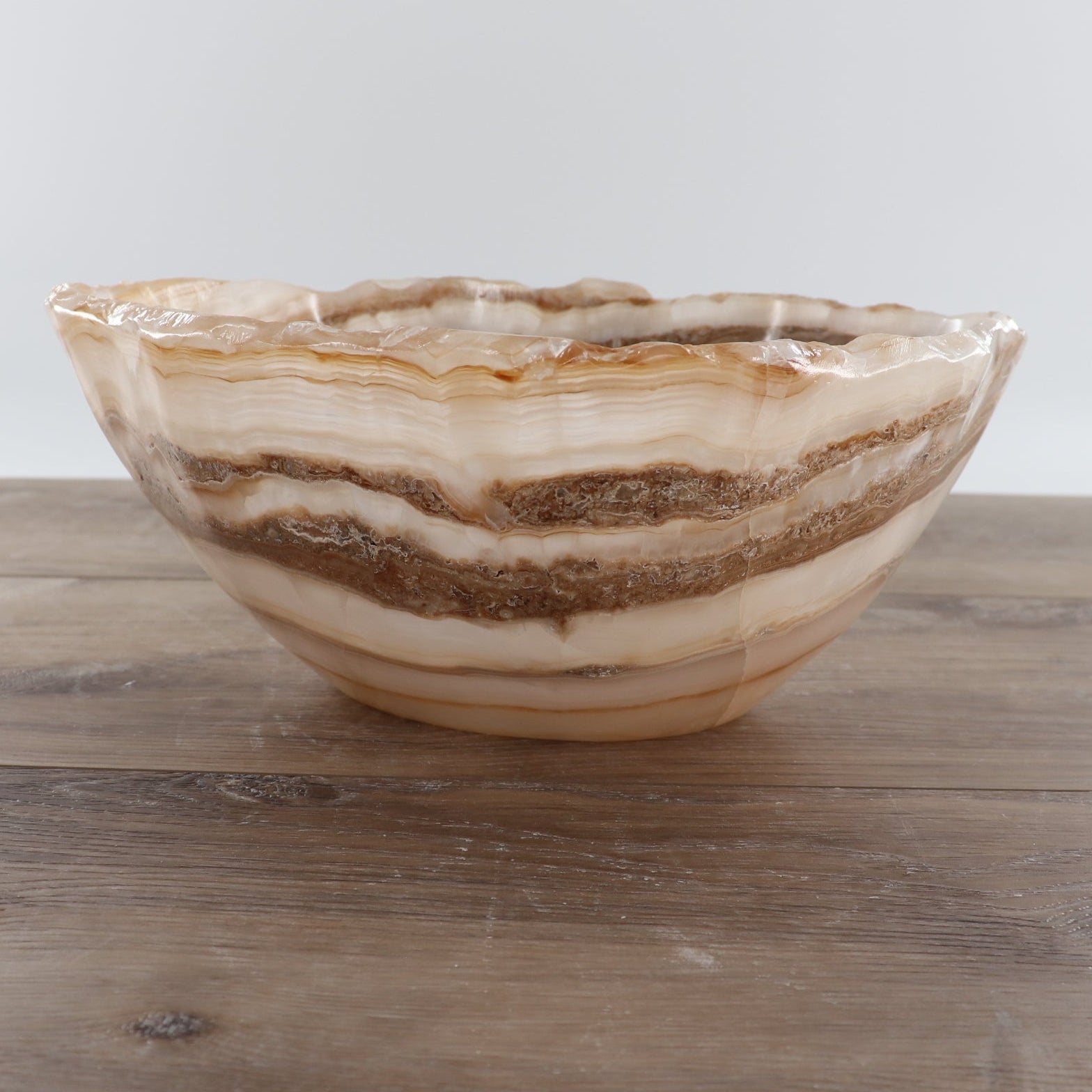 Mexican Onyx/Calcite Bowl 12