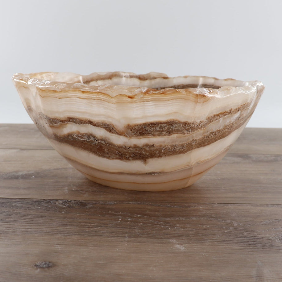 Mexican Onyx/Calcite Bowl 12