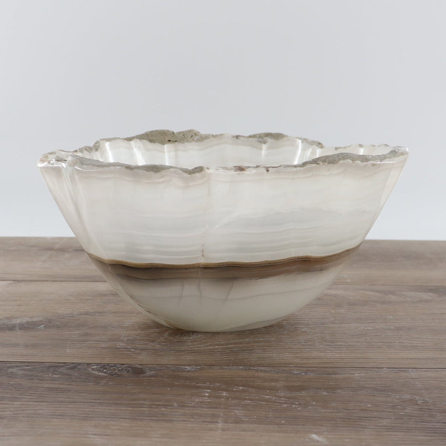 Mexican Onyx/Calcite Bowl 12