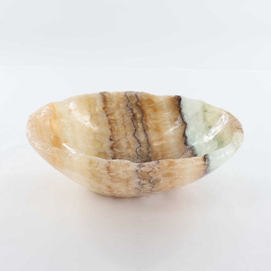 Mexican Onyx/Calcite Bowl 10"
