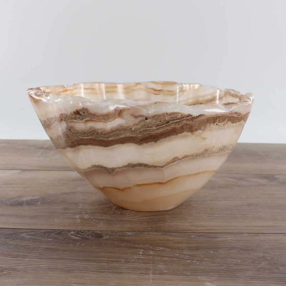 Mexican Onyx/Calcite Bowl 12