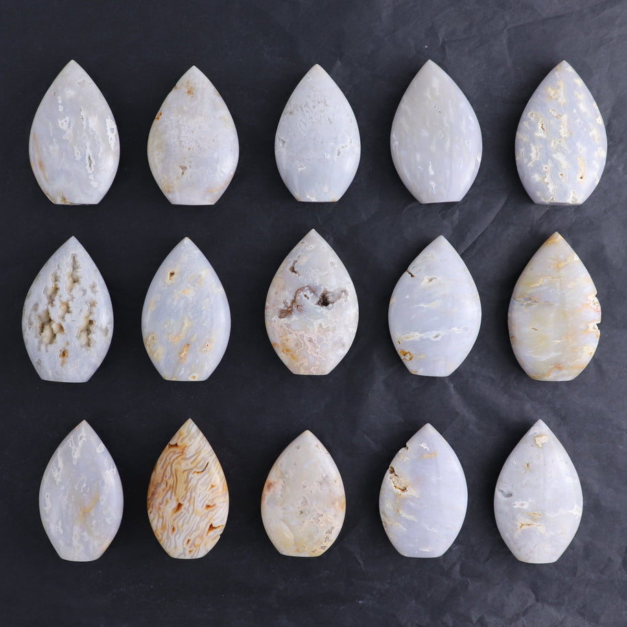 One Flame Chalcedony Agate