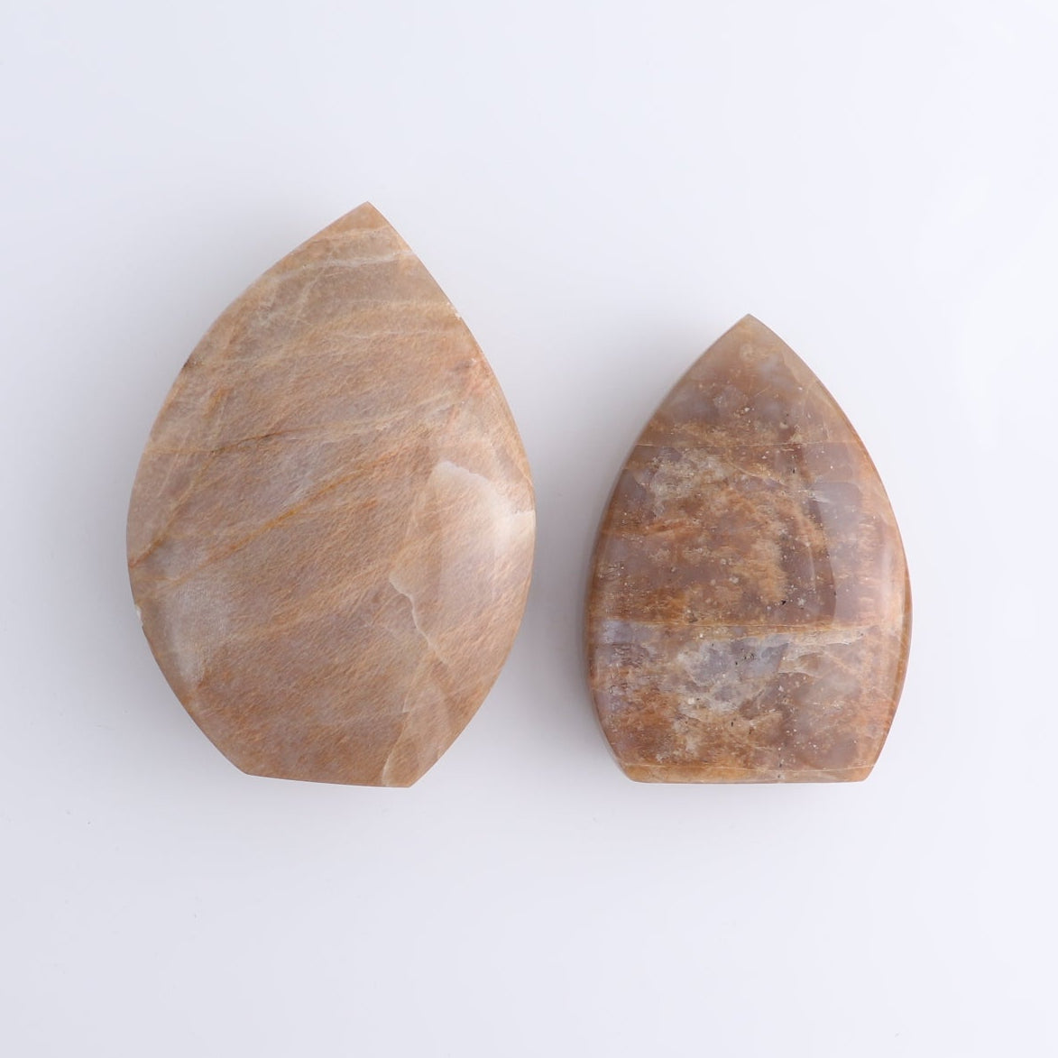 Peach Moonstone Freeform Set of 6