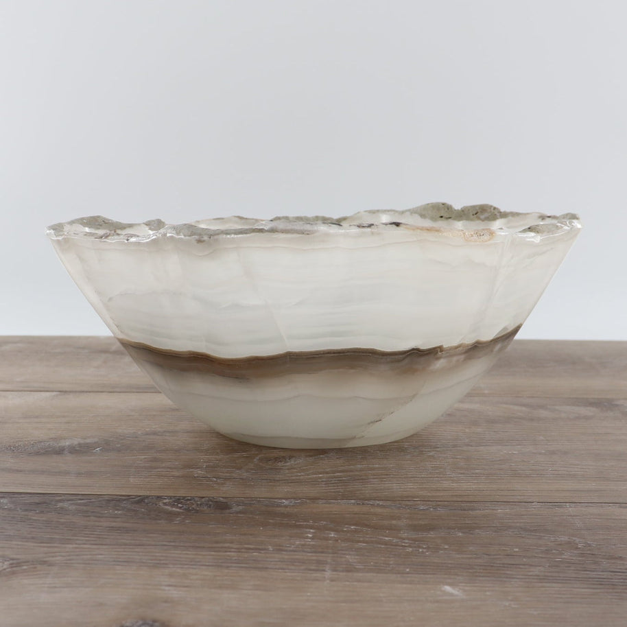 Mexican Onyx/Calcite Bowl 12