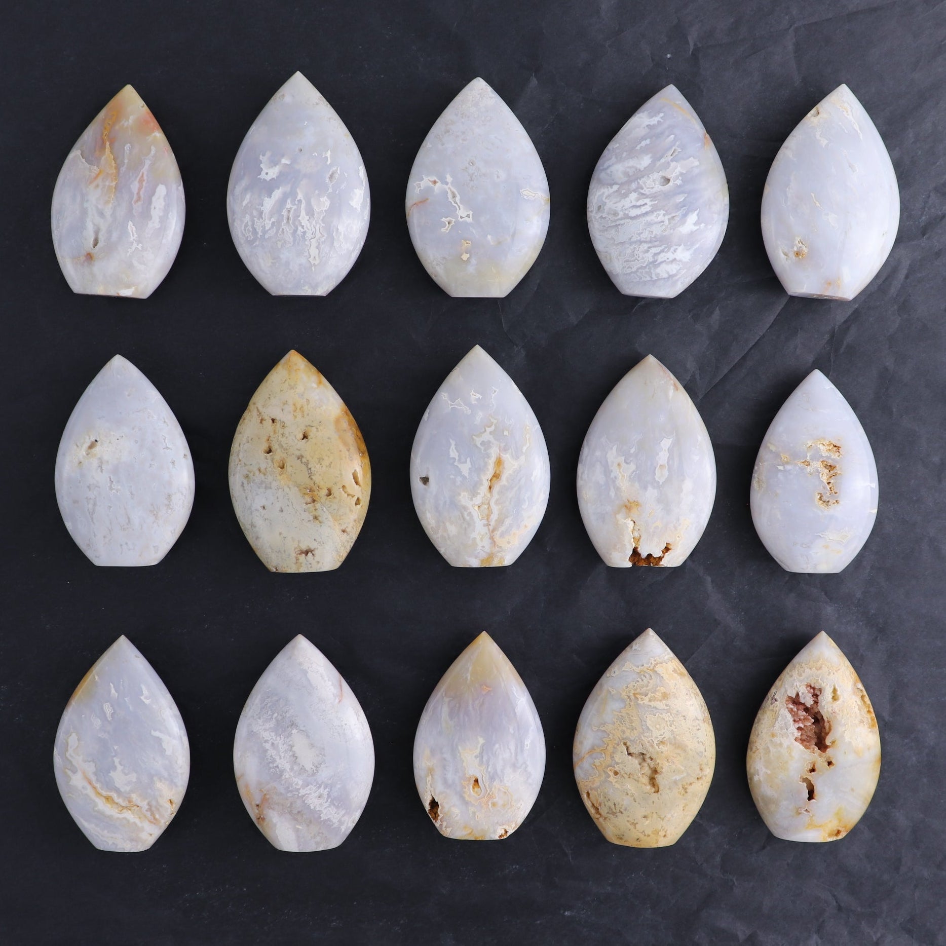 One Flame Chalcedony Agate