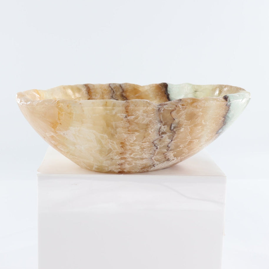 Mexican Onyx/Calcite Bowl 10