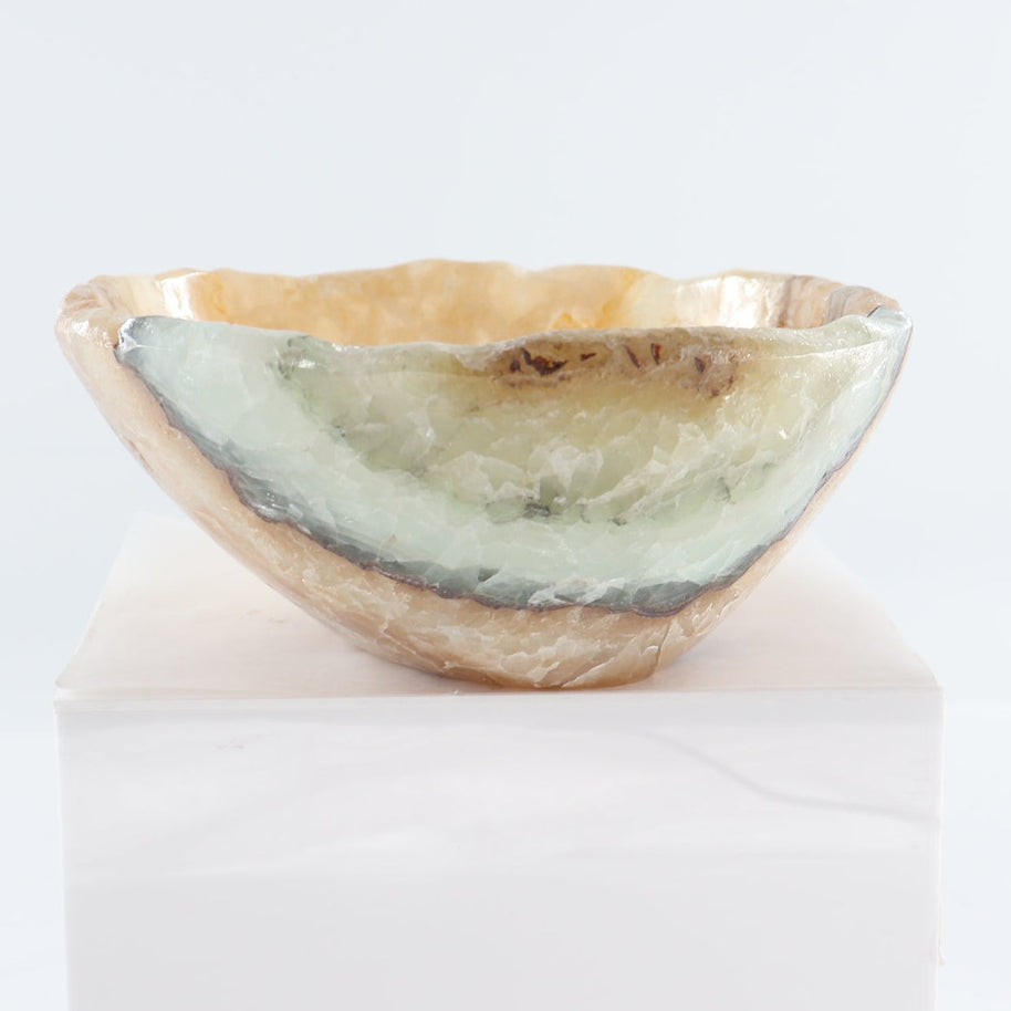Mexican Onyx/Calcite Bowl 10