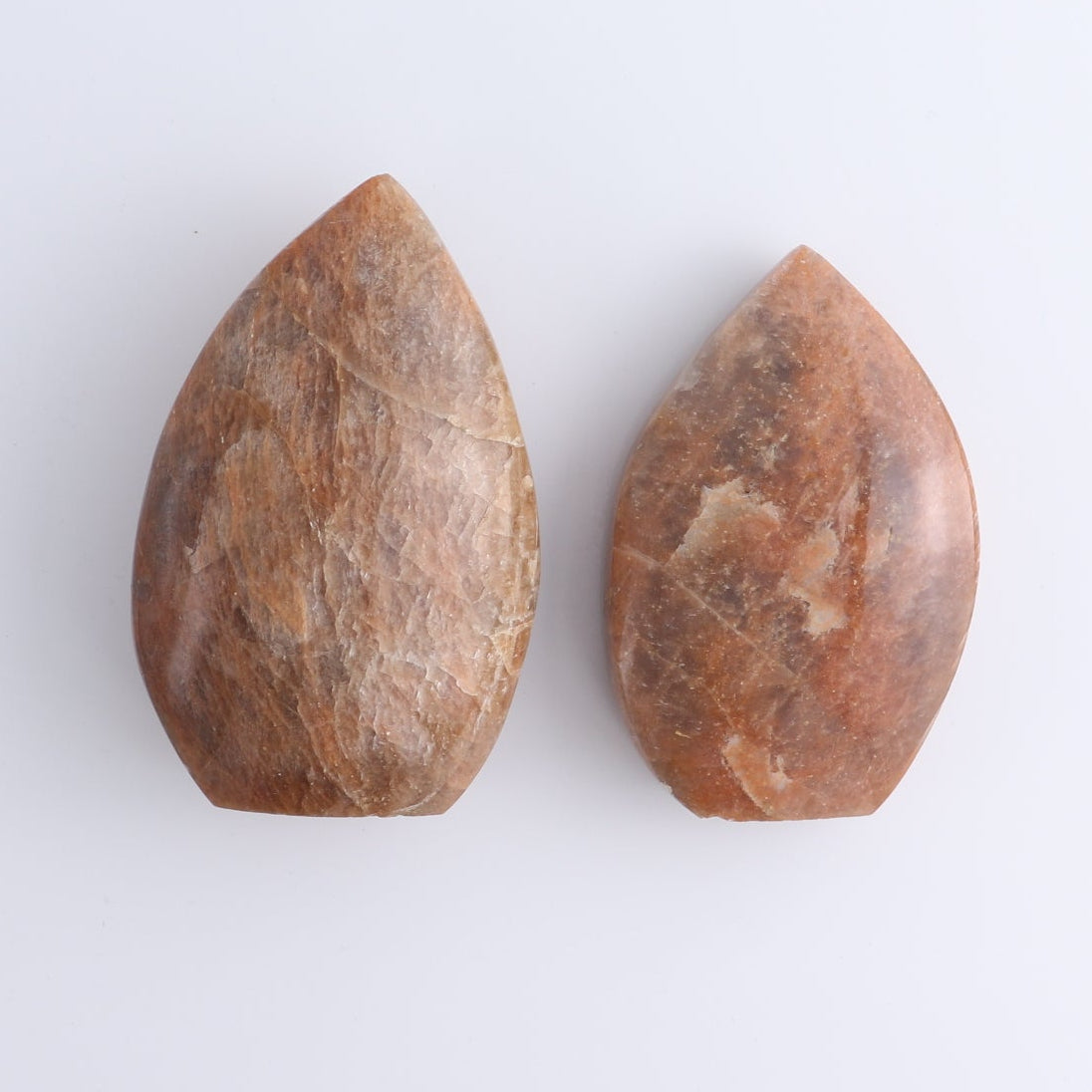 Peach Moonstone Freeform Set of 6