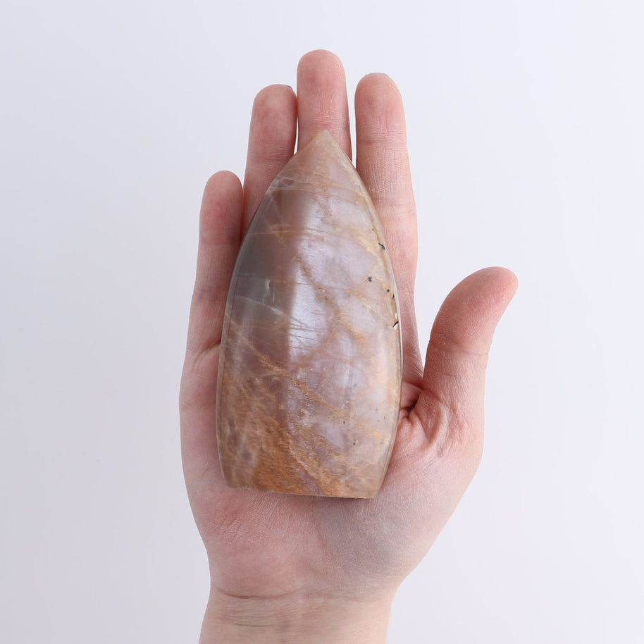 Peach Moonstone Freeform Set of 6