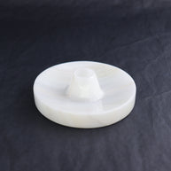 One White Onyx Palo Santo and Incense Holder