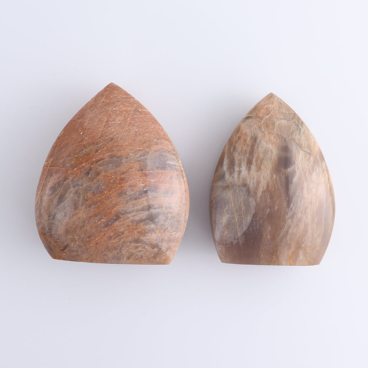 Peach Moonstone Freeform Set of 6
