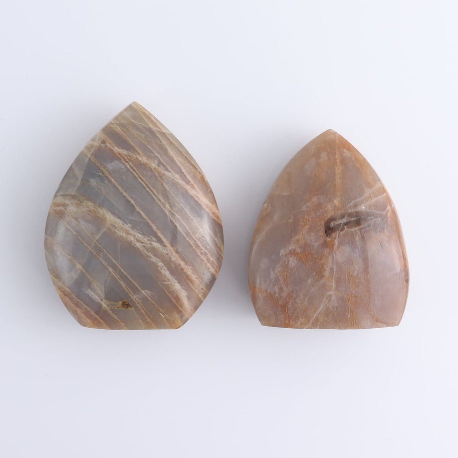 Peach Moonstone Freeform Set of 6