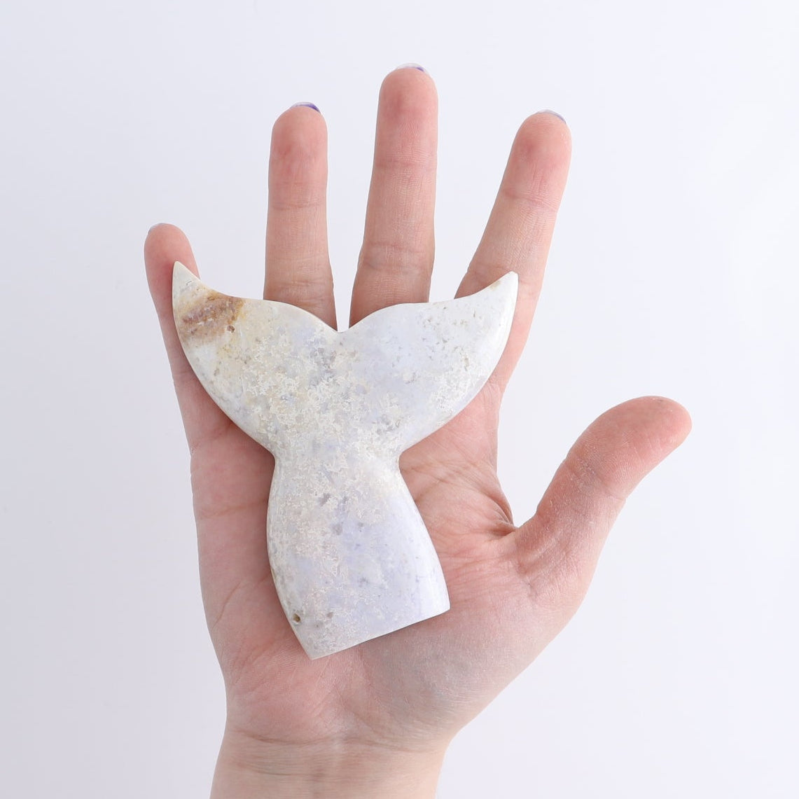 One Mermaid Tail Chalcedony Agate