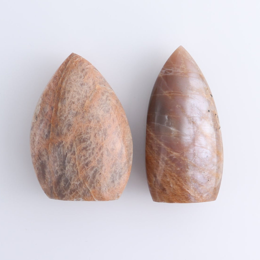 Peach Moonstone Freeform Set of 6