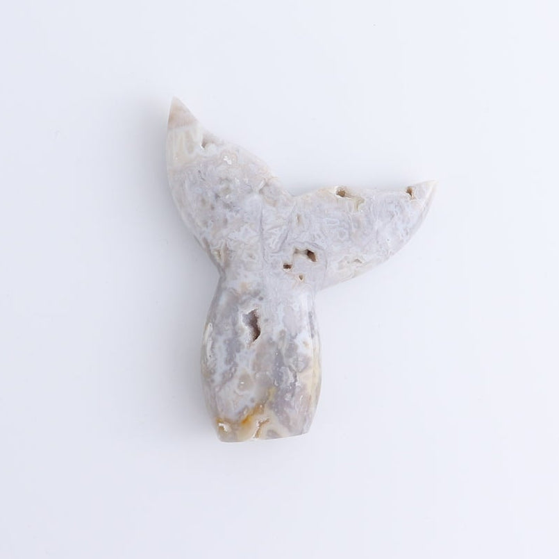 One Mermaid Tail Chalcedony Agate
