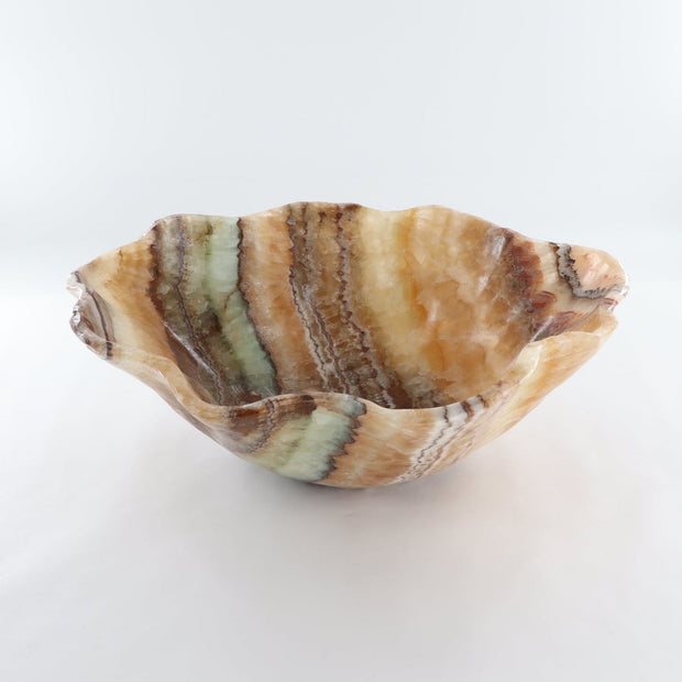 Mexican Onyx/Calcite Bowl 21"