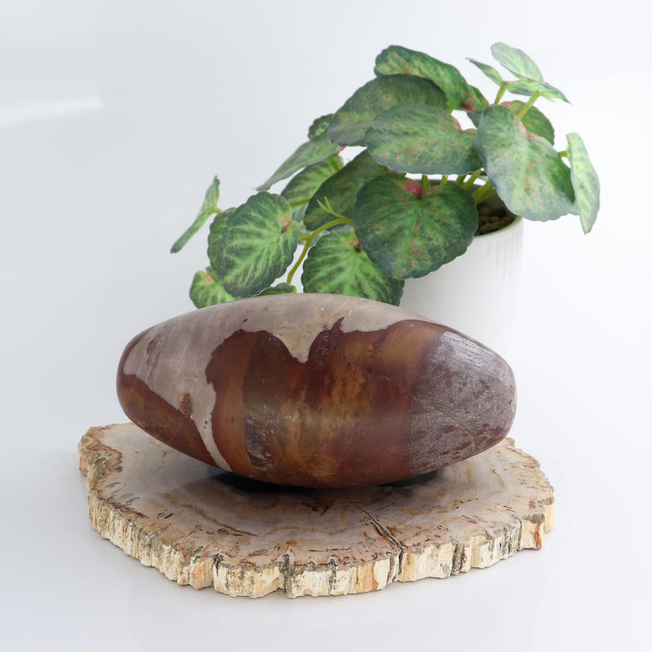 One River Stone Lingam