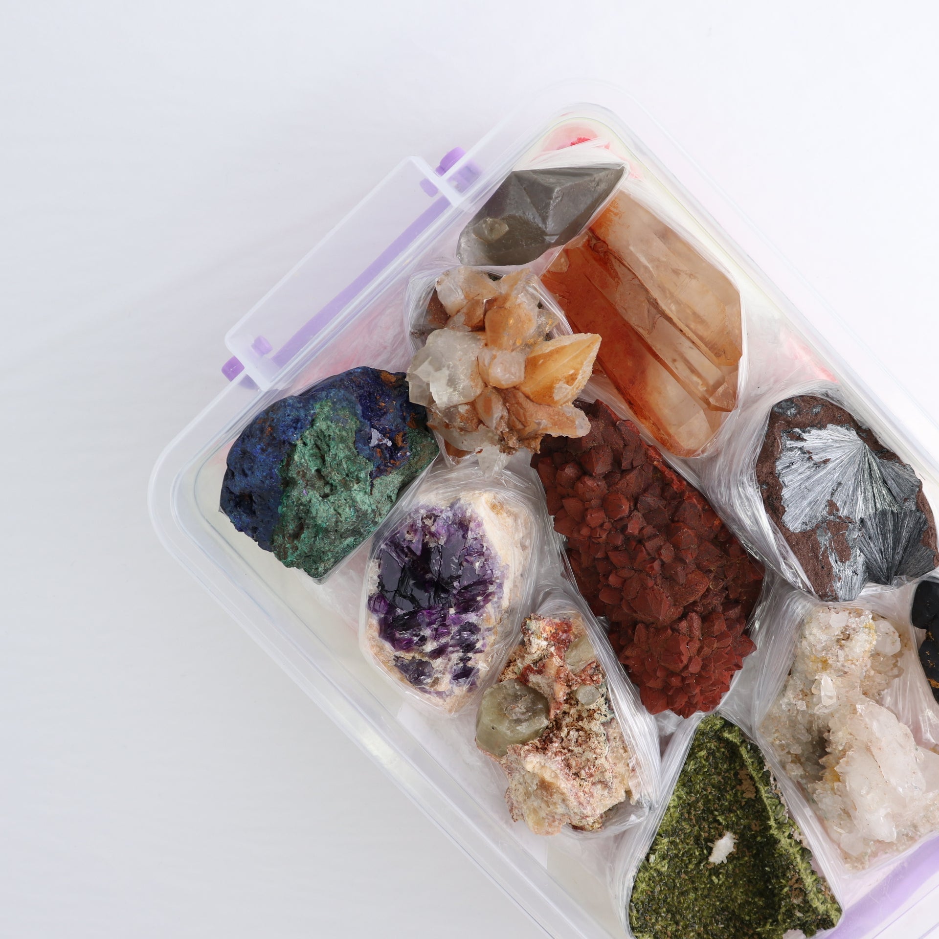 Mixed Minerals Flat from Morocco